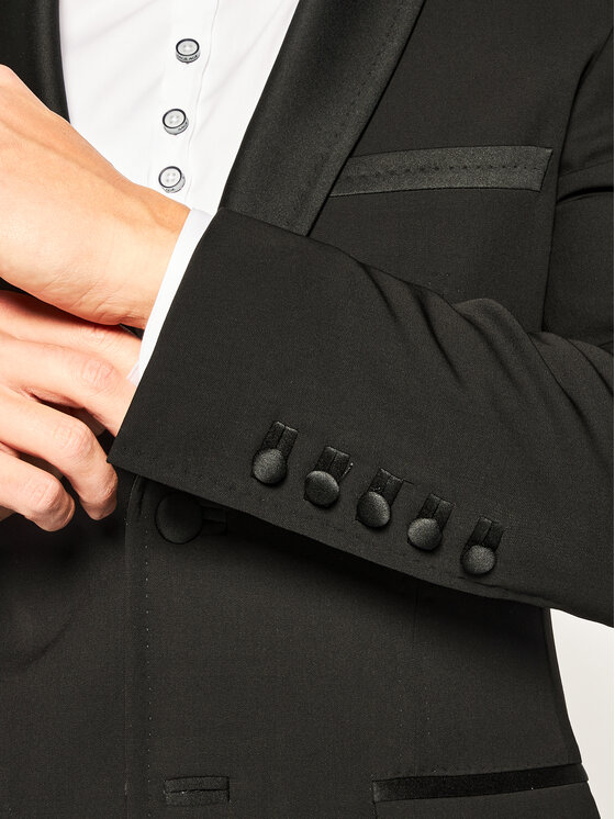 Rage Age Rage Age Costum Smoking Fuun Negru Slim Fit