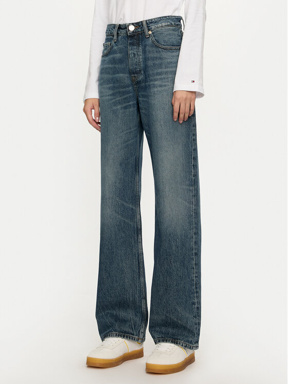 Tommy Hilfiger Džínsy WW0WW42800 Tmavomodrá Loose Fit