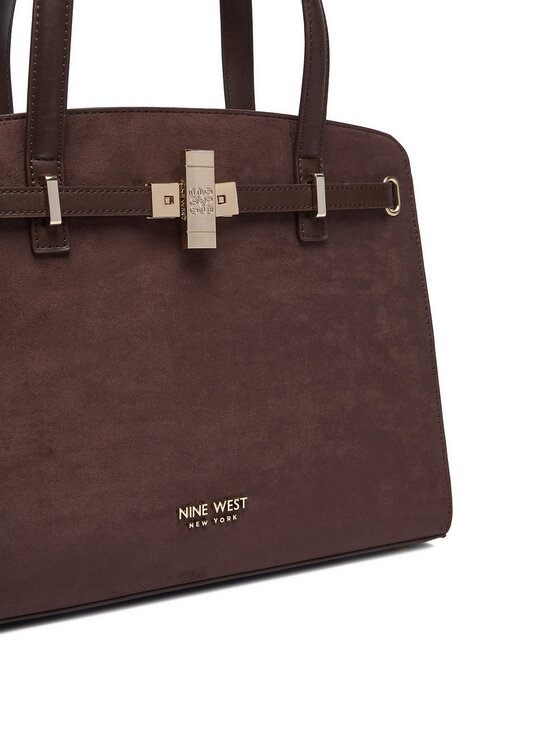 Nine West Nine West Дамска чанта CEO-MODERN GRACE-LDA9516 Тъмнокафяв