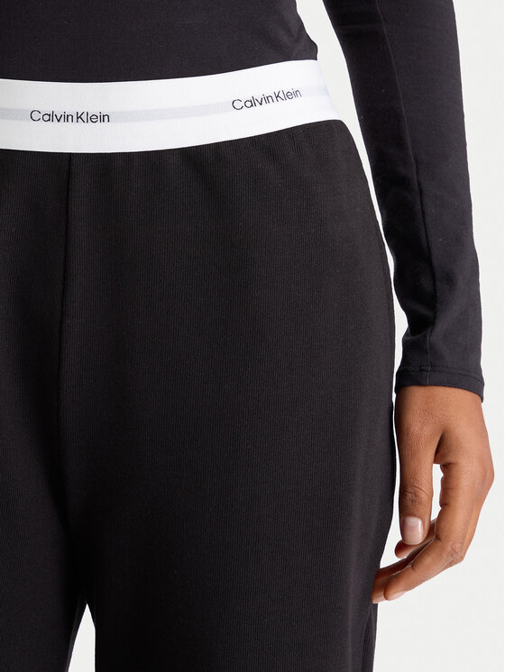 Calvin Klein Underwear Calvin Klein Underwear Pidžama hlače LV00QS7518 Crna Regular Fit