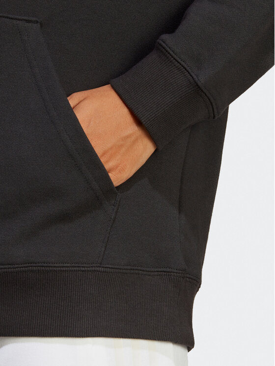 adidas adidas Суитшърт Essentials Big Logo Oversized French Terry Hoodie HR4934 Черен Loose Fit