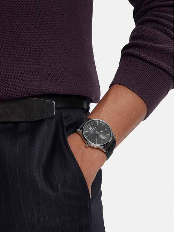 U.S. Polo Assn. U.S. Polo Assn. Uhr und Armband Set Owen USP6175TW Schwarz