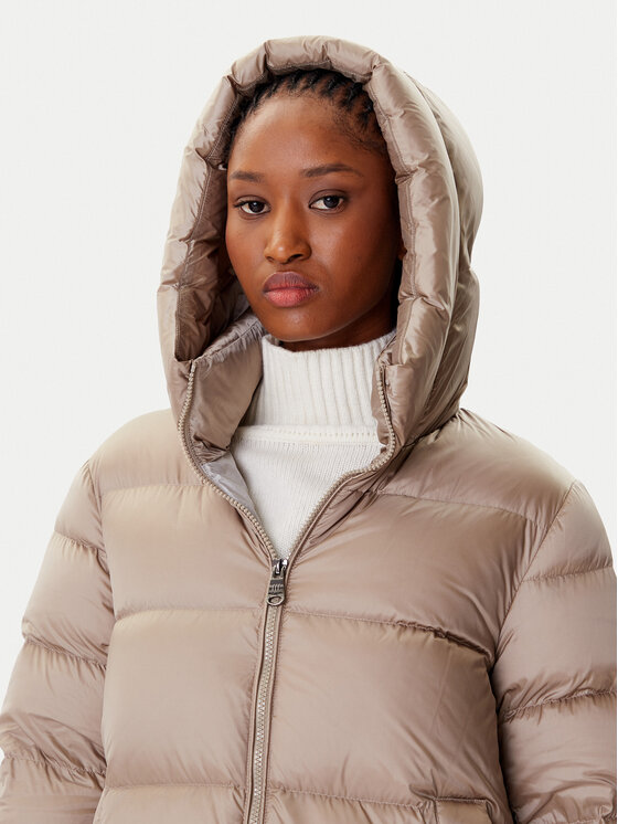 Hetregó Hetregó Pūkinė striukė Arina 8P600 25WD02 Smėlio Regular Fit
