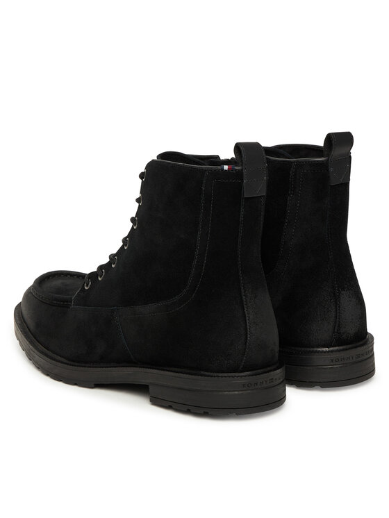 Tommy Hilfiger Tommy Hilfiger Kotníková obuv Cleated W Moc FM0FM05599 Černá