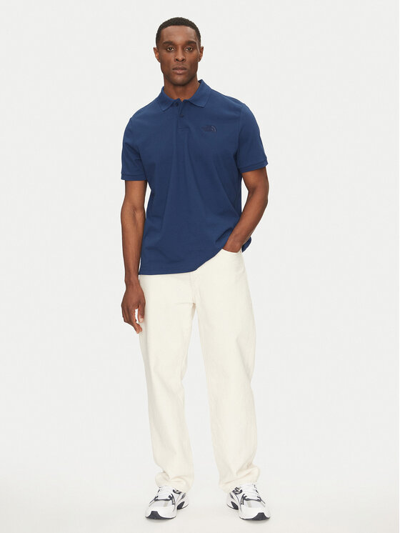 The North Face The North Face Polo Essential NF0A8C1P Plava Regular Fit