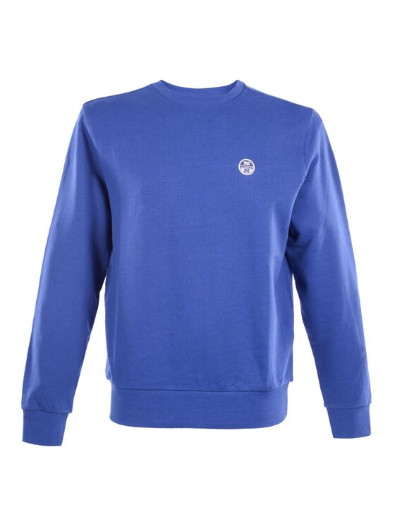 North Sails Felpa FELPA UOMO NORTH SAILS IN COTONE MEZZA STAGIONE Blu Classic Fit
