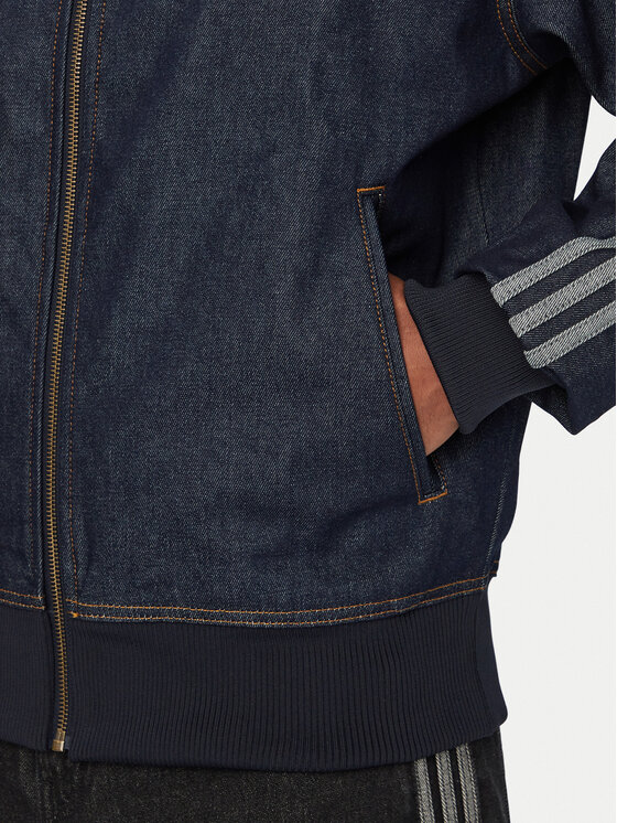 adidas adidas Дънково яке Firebird Adicolor KS4971 Тъмносин Loose Fit