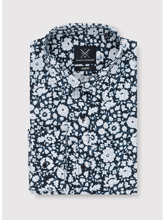 Pako Lorente Pako Lorente Koszula P23WN-1X-001 Czarny Slim Fit