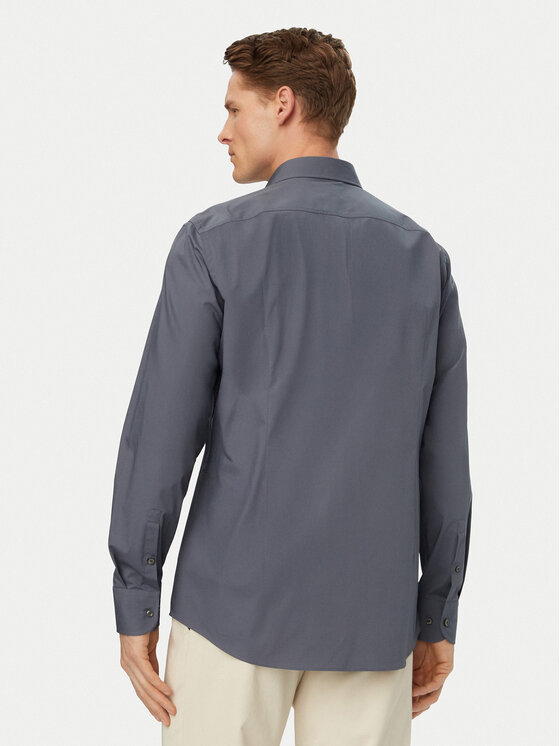 BOSS BOSS Krekls H-Hank-Kent-C1-214 50469345 Zils Slim Fit