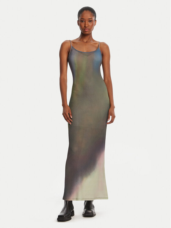Desigual Desigual Vsakodnevna obleka Janis 25WWVK13 Pisana Slim Fit
