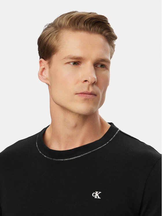 Calvin Klein Calvin Klein T-krekls LV04LF223G Melns Regular Fit