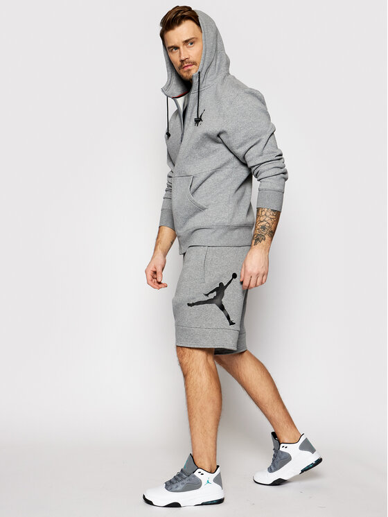 Nike Short de sport Jordan Jumpman Air CK6707 Gris Standard Fit • Modivo.fr