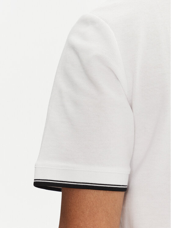 Jack&Jones Jack&Jones Тениска с яка и копчета Pacer 12273303 Бял Regular Fit