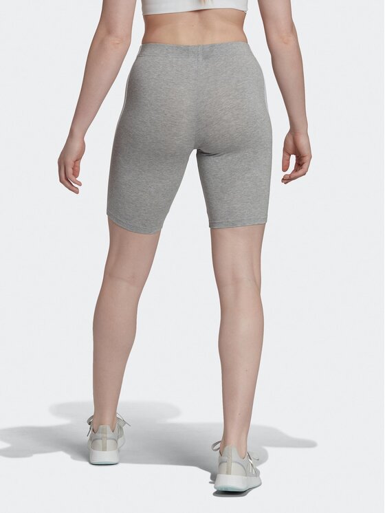 adidas adidas Pantaloni scurți sport Essentials 3-Stripes Bike Shorts HF5956 Gri