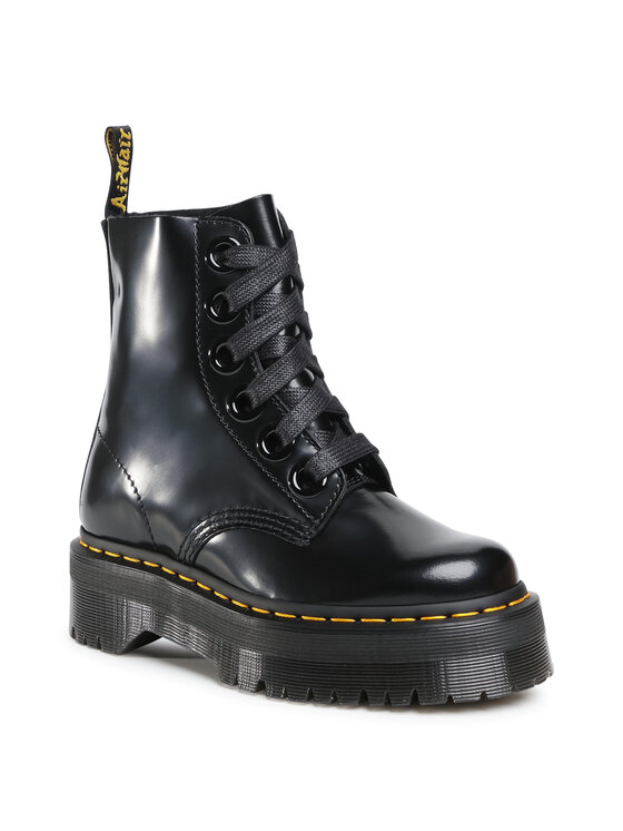 Dr. Martens Dr. Martens Šņorzābaki Molly 24861001 Melns