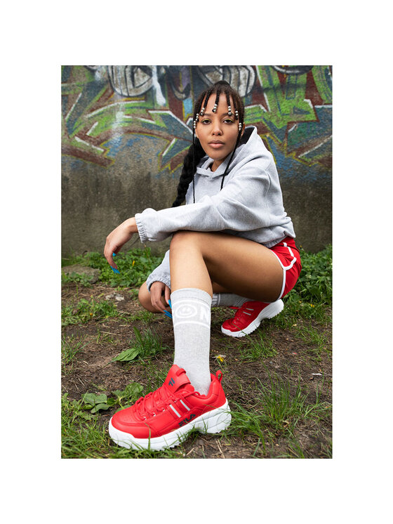 Zooksy Zooksy Skarpety wysokie unisex Nineties Szary