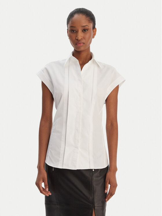 BOSS BOSS Marškiniai Bireny 50553703 Balta Slim Fit