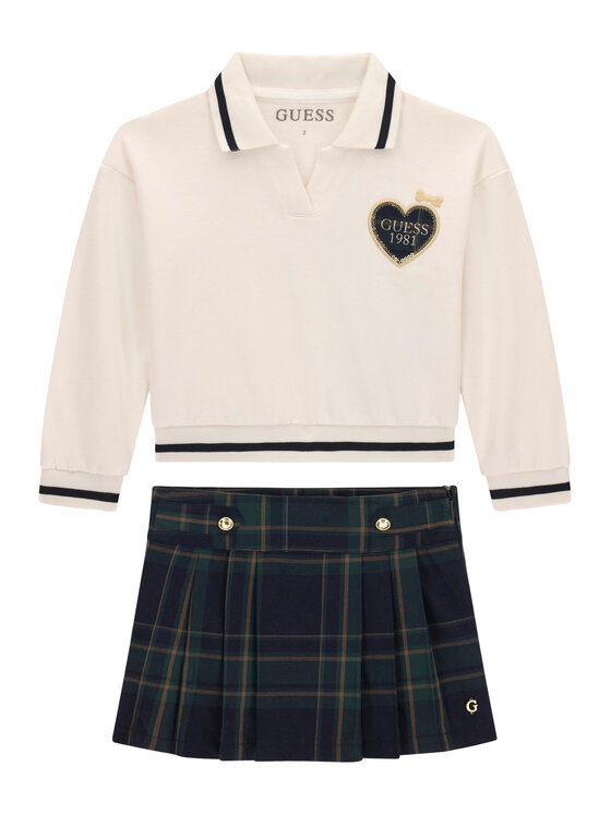 Guess Guess Komplet bluzka i spódnica K6YG05 K3856 Kolorowy Regular Fit