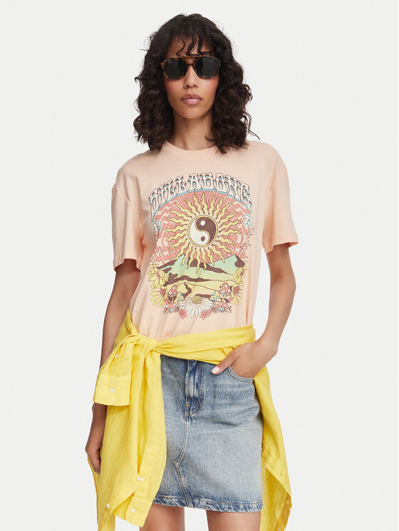 Billabong Billabong Tričko In The Balance EBJZT00420 Oranžová Regular Fit