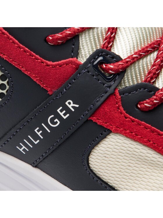 Tommy hilfiger material mix best sale lightweight runner