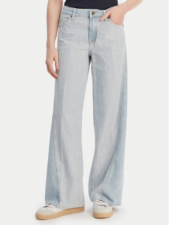 Guess Jeans Guess Jeans Džínsy W6GA2T D6534 Modrá Wide Leg