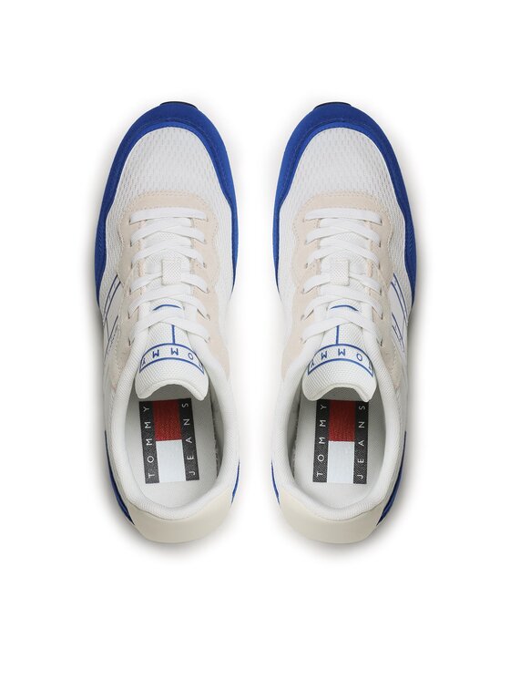 Tommy Jeans Tommy Jeans Tenisice Runner Mix Material EM0EM01167 Bijela