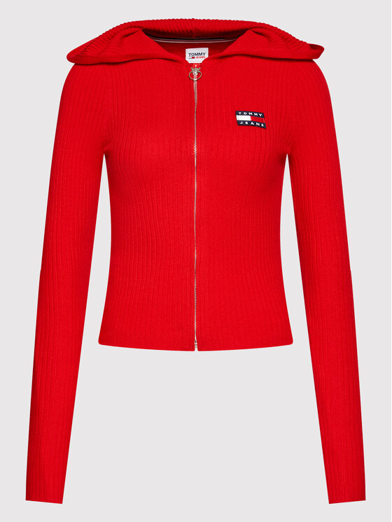 Tommy Jeans Tommy Jeans Felpa DW0DW11717 Rosso Slim Fit