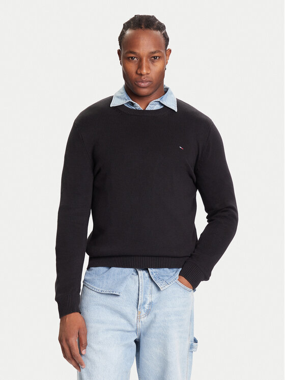 Tommy Jeans Tommy Jeans Sweater DM0DM21787 Fekete Regular Fit