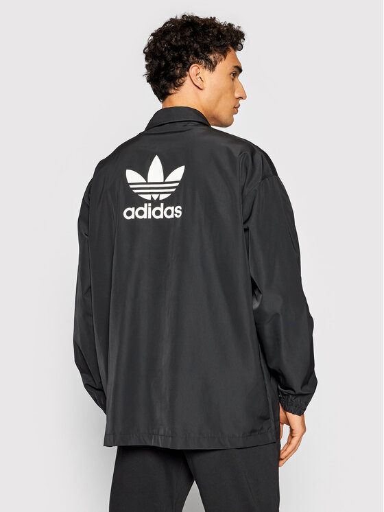 adidas adidas Geacă adicolor Classics Trefoil H09129 Negru Loose Fit