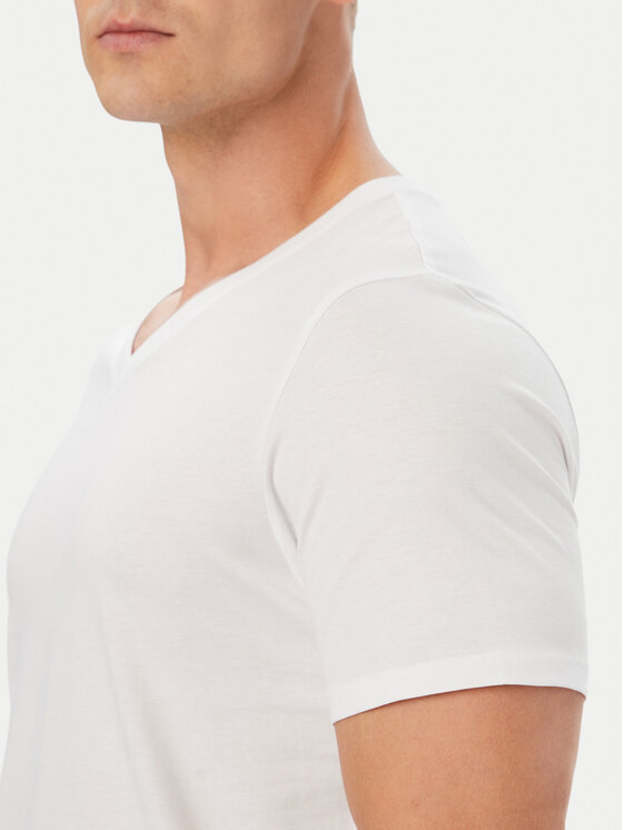 Jack & Jones Jack & Jones Komplet t-shirtów Basic 12133914 Biały Regular Fit
