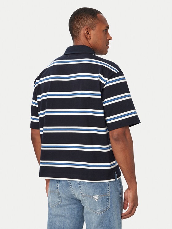 Guess Jeans Guess Jeans Polo M6YP06 K3983 Granatowy Regular Fit