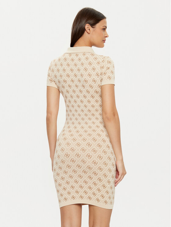 Guess Guess Vestito di maglia V5RK02 Z3LF0 Beige