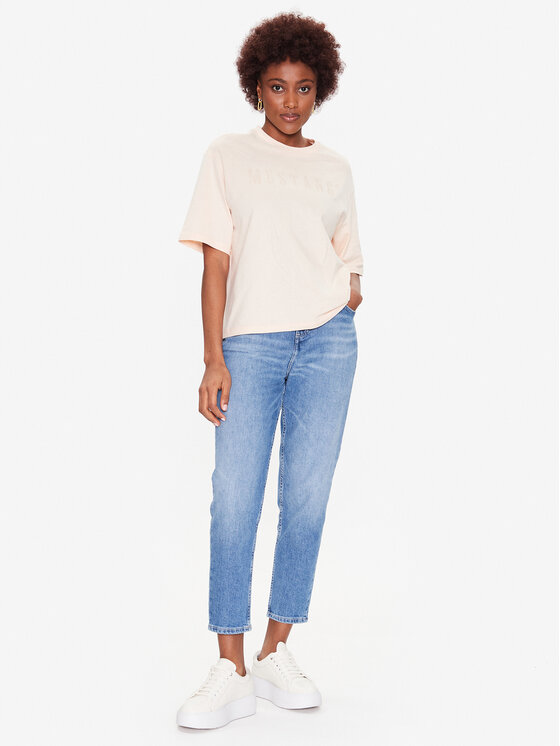 Mustang Mustang Jeansy Charlotte 1013598 Niebieski Tapered Fit