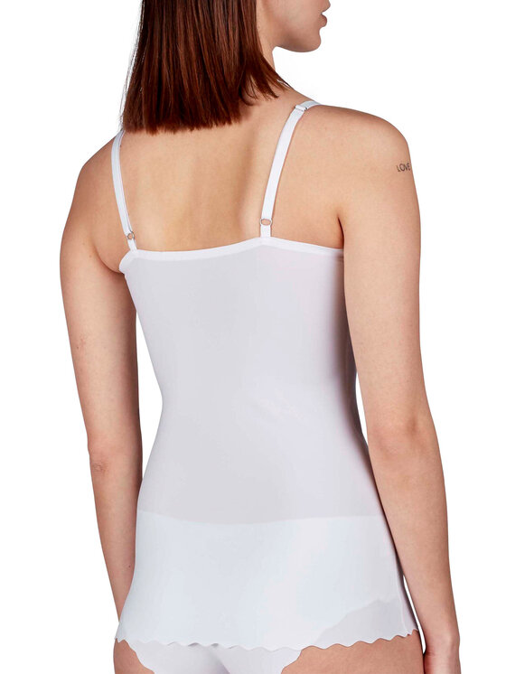 Skiny Skiny T-Shirt 084261 Bílá Slim Fit