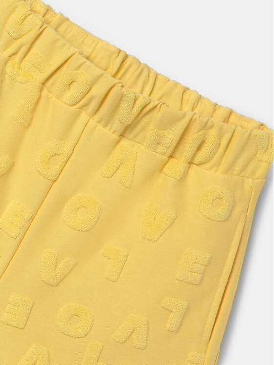 Mayoral Mayoral Set top i pantaloni scurti 6278 Galben Regular Fit