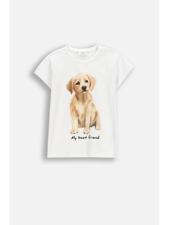 Coccodrillo Coccodrillo T-Shirt WC6143204VGA-001 Biały Regular Fit