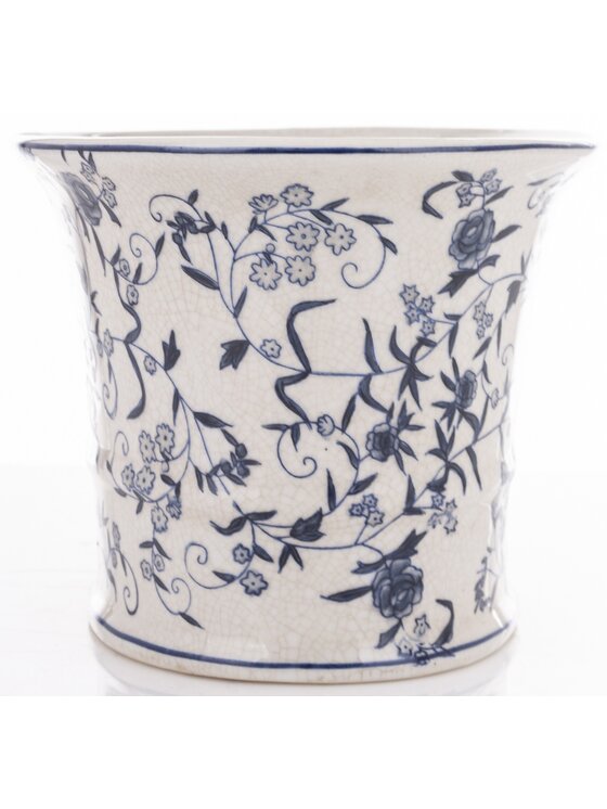 MIAhome MIAhome Kwietnik Osłonka porcelanowa GHARA-VII Biały