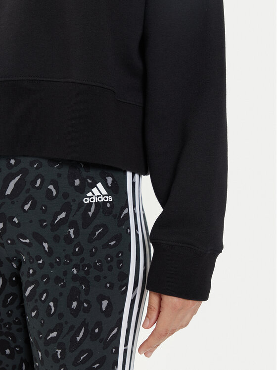 adidas adidas Majica dugih rukava adicolor Essentials IA6504 Crna Relaxed Fit