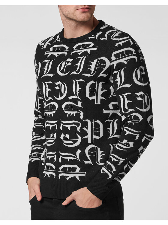 PHILIPP PLEIN PHILIPP PLEIN Longsleeve 365 Nero Regular Fit