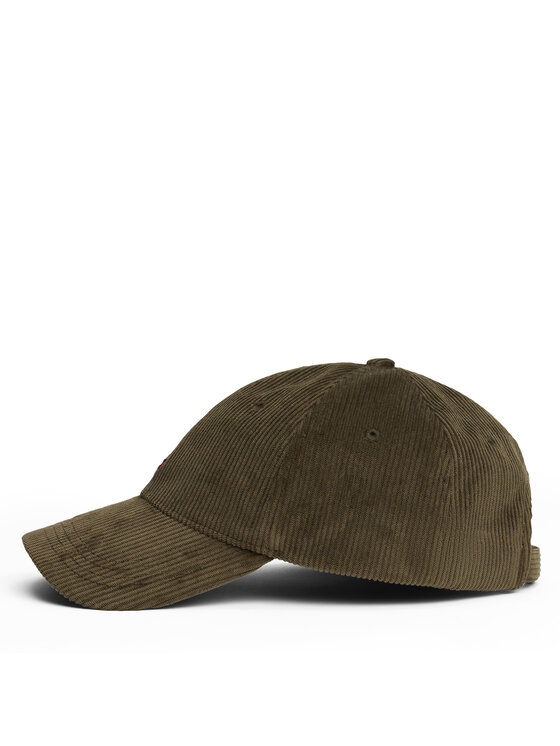 Tommy Hilfiger Tommy Hilfiger Šiltovka Th Flag 6 Panel Cord Cap AM0AM13583 Zelená