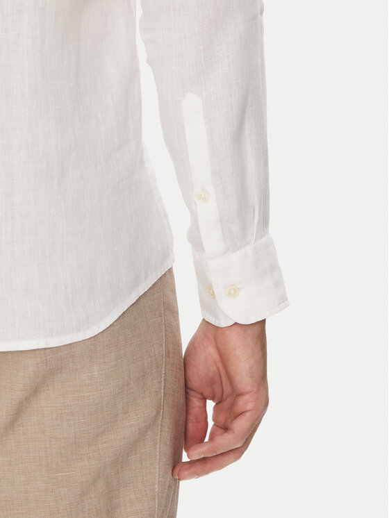 Marc O'Polo Marc O'Polo Košile 524 7428 42460 Bílá Shaped Fit