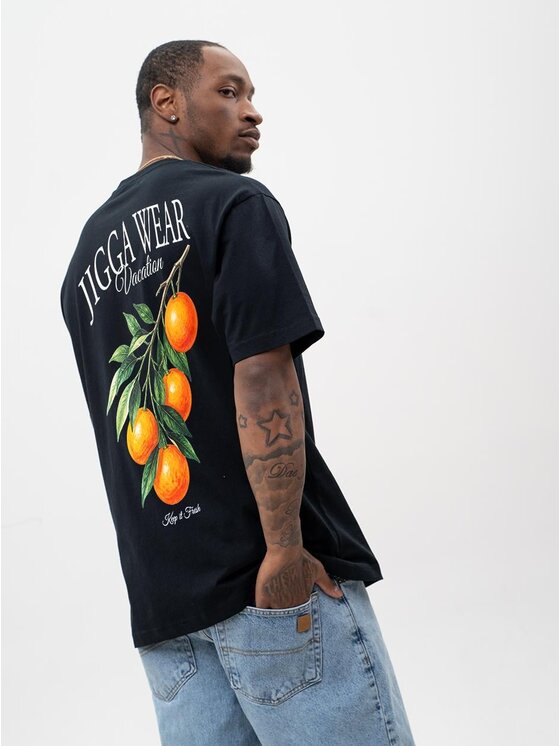 Jigga Wear Jigga Wear T-Shirt 132331 Czarny Regular Fit