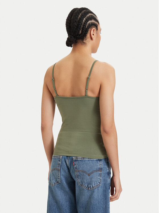 Tommy Jeans Tommy Jeans Top Essential DW0DW20675 Grün Slim Fit