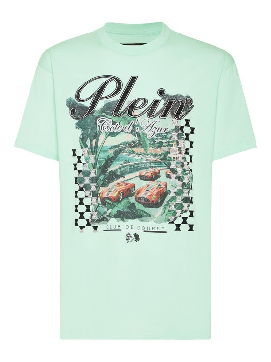 PHILIPP PLEIN PHILIPP PLEIN T-Shirt 24941 Zielony Regular Fit