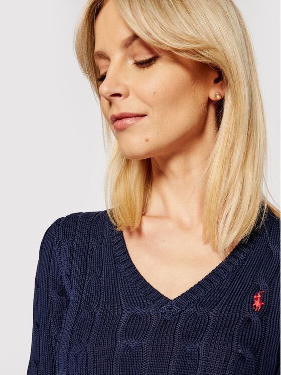 Polo Ralph Lauren Polo Ralph Lauren Megztinis Kimberly 211580008007 Tamsiai mėlyna Regular Fit