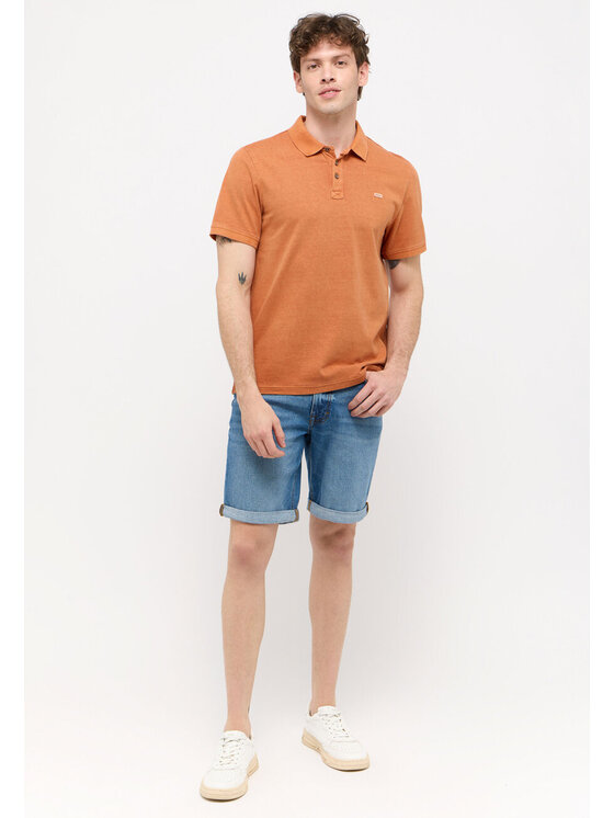 Mustang Mustang Pantaloncini di jeans WASHINGTON SHORTS Blu Straight Fit