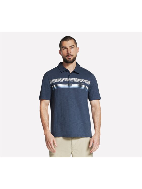 Skechers Skechers Polo TP105-CCNV Granatowy Regular Fit