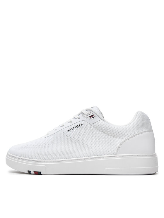 Tommy Hilfiger Tommy Hilfiger Sneakersy Modern Cup Knit Rwb FM0FM04942 Bílá