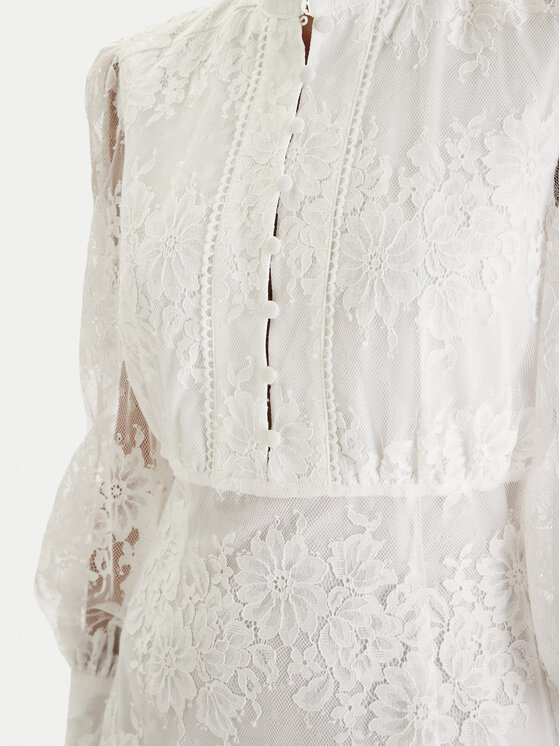 Bardot Bardot Kokteiļkleita Olessia 60268DB Écru Regular Fit