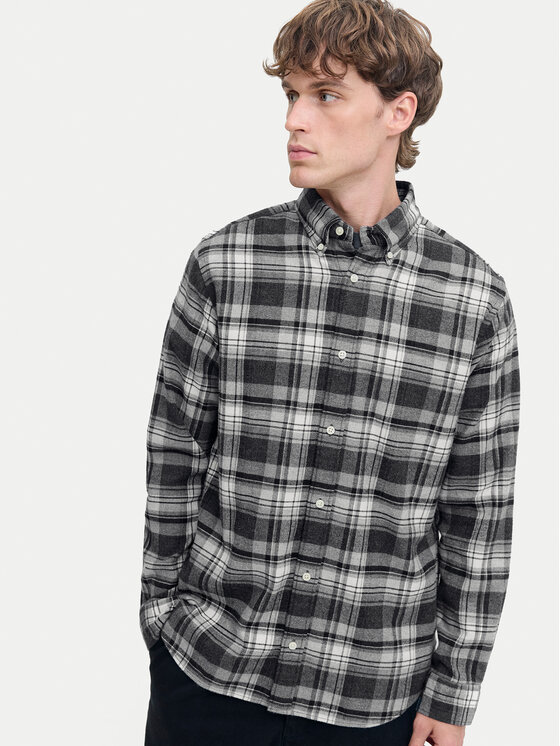 Jack & Jones Jack & Jones Koszula Blubarkley 12286224 Szary Regular Fit